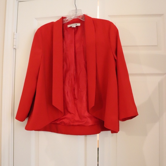 Forever 21 Red Blazer - Picture 3 of 4